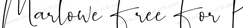 Marlowe Free For Pe字体转换
